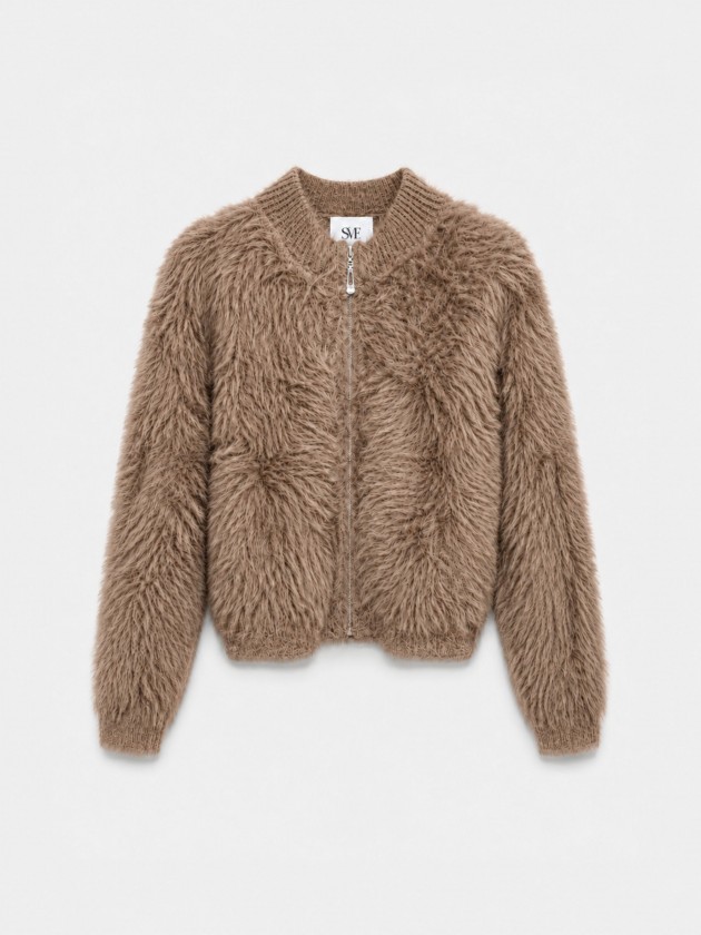 Short fur coat