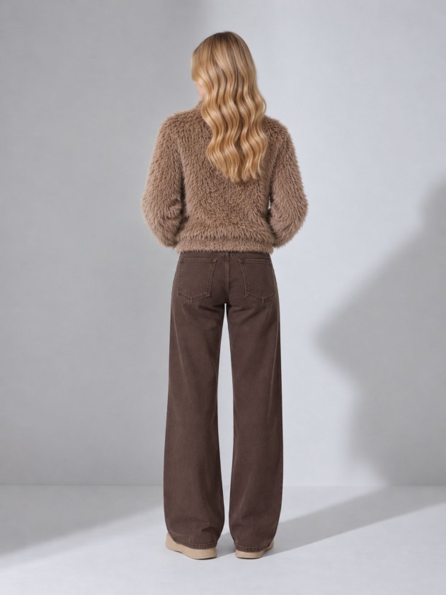 Short fur coat