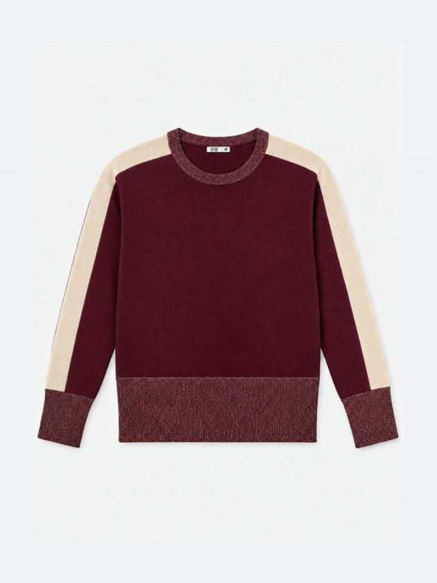 Camisola de malha com lurex